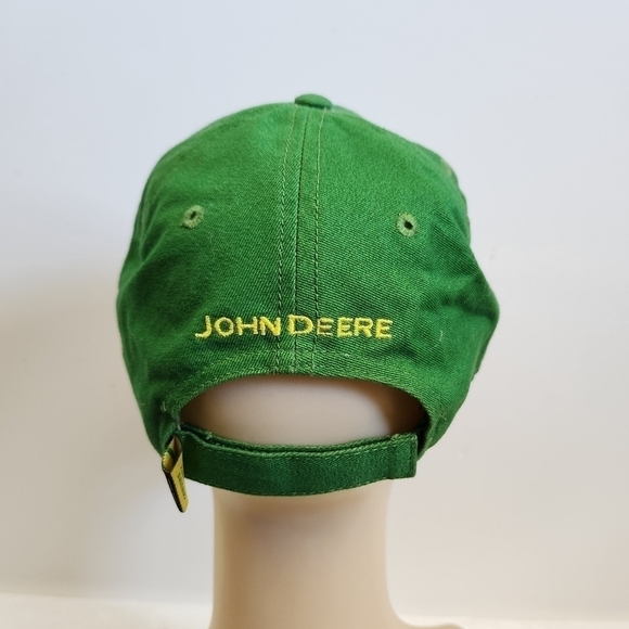 John Deere Green White Pink Heart Tractor Baseball Hat Cap - Picture 9 of 16